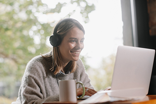 Attend a free webinar from home to increase your money management skills.